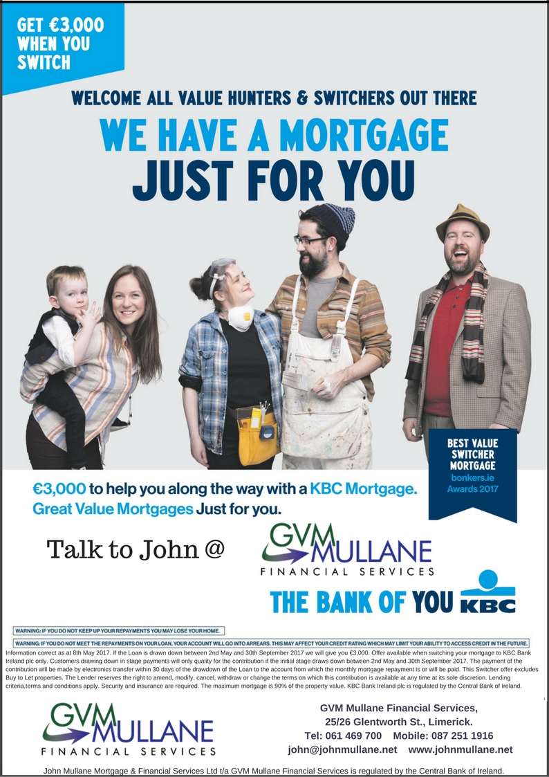 Switch your bank with Mullane - KBC offer